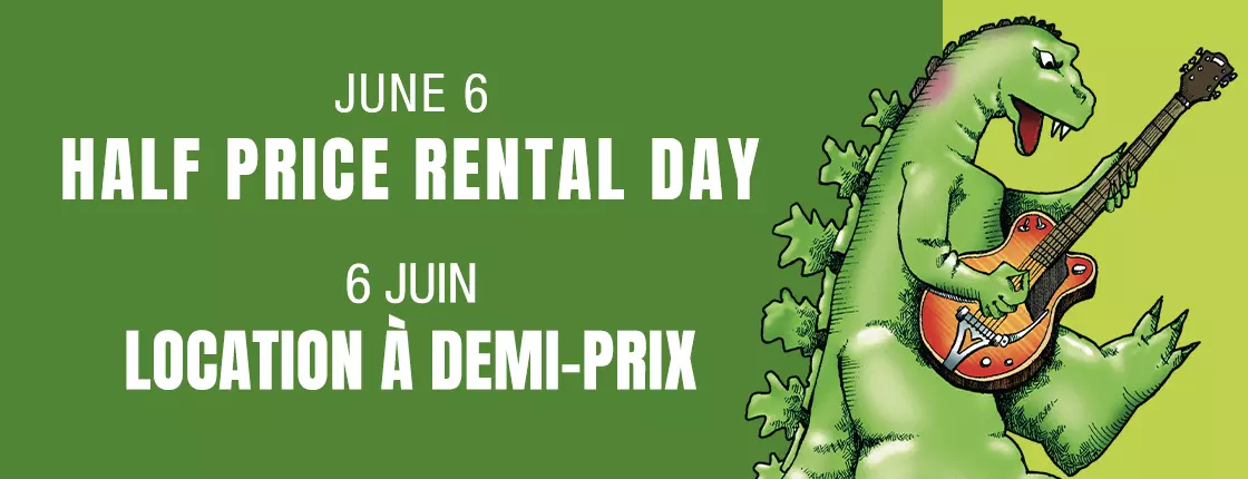 Half Price Rental Day